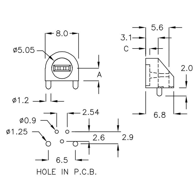 LED Lens Holder LS-EL03